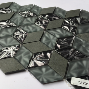 <span class=keywords><strong>Carreaux</strong></span> de mosaïque <span class=keywords><strong>hexagonaux</strong></span> brillants en verre 300x300mm pour salle de bain, salon, <span class=keywords><strong>parquet</strong></span> européen, plus de 5 ans - Product Image 3