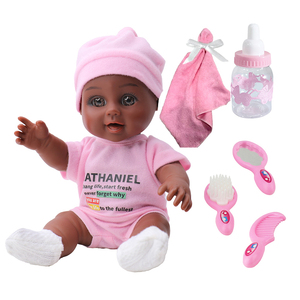 Vendita calda carino africano Reborn bambola in PVC morbido giocattolo del bambino all'ingrosso per bambini per bambini ragazze 'vestiti regalo del produttore - Product Image 2