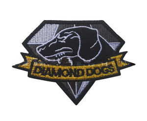 卸売機械刺繍ダイヤモンド犬戦術的なモラルパッチフックループ裏地付き - Product Image 3