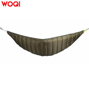 Sac de couchage rectangulaire Woqi, vert militaire, polyester, coupe-vent, pour adultes, utilisation en hamac en extérieur - Product Image 5