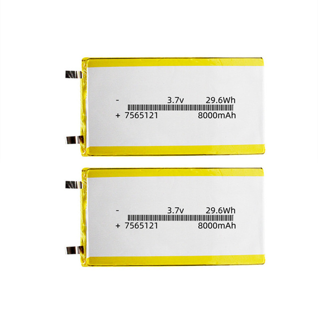 Wiliyoung Rechargeable 7565121 Lithium Polymer Battery 3.7V 8000mAh Big Capacity for Tablet PC