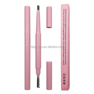 2025年最も人気のあるダブルヘッド高顔料長続き防水クイーンピンク眉毛ペンシルミネラルカスタムラベリング付き - Product Image 1