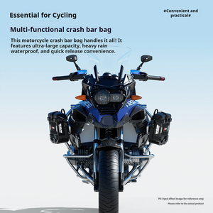 Bolsa Impermeable para Manillar de Motocicleta Kewig con Hebillas de Liberación Rápida, Bolsa de Gran Capacidad para Barra Protectora de Motocicleta para Conducción Todoterreno - Product Image 3