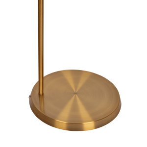 Lámpara de pie de lujo Db Zenith con base de latón, pantalla de lino rosa, luz LED, estilo escandinavo para sala de estar - Product Image 5