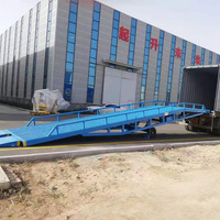 Rampe de chargement de cour mobile Hauteur réglable Chariot élévateur Conteneur Dock Rampe Lift Machine