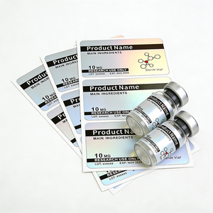 Etiquetas Personalizadas para Viales de 3ml-30ml, Resistentes al Calor, Adhesivo Fuerte, <span class=keywords><strong>Vinilo</strong></span> Impermeable, Impresión Láser/a Color - Product Image 2