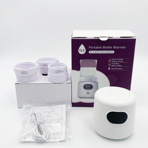 Calentador de Biberones Portátil N4 de Grado Alimenticio, Recargable por USB, de Silicona, Libre de BPA, Calentamiento Rápido de 50W, 4400mAh, Seguro para Viajes, Pequeño - Product Image 3