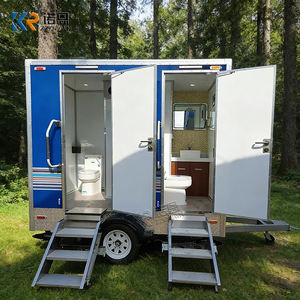 Remorque mobile d'ingénierie pour toilettes et salle de bain, combinaison bureau de chantier pour la gestion de projets et centre de commandement extérieur - Product Image 5