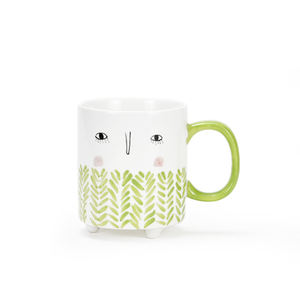 Vendita calda squisita dipinto a mano carino modello di cane tazza di <span class=keywords><strong>caffè</strong></span> con O-a forma di finitura smaltata manico e gambe per uso domestico e giardino - Product Image 6