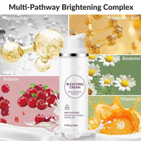 Crème éclaircissante pour peaux foncées, zones intimes, genoux, aisselles, coudes, 50 ml, ventes chaudes
