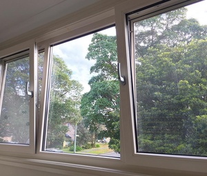 Năng lượng cao hiệu quả trắng uPVC khuôn cửa sổ Vinyl tùy chỉnh lớn xem đôi kính cửa sổ <span class=keywords><strong>PVC</strong></span> uPVC nghiêng lần lượt cửa sổ - Product Image 3