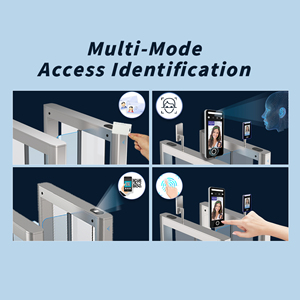 Outdoor Wasserdichtes Funktionstüren-Schwenk-Drehkreuz mit Smartcard für Supermärkte, Automatisches Öffnungs- und Zugangskontrollsystem - Product Image 3