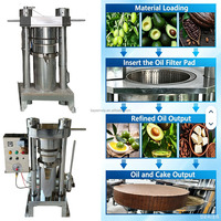 Machine d'extraction d'huile de soja et de noix à pressage à froid et à chaud automatique pour la production d'huile comestible en Afrique du Sud