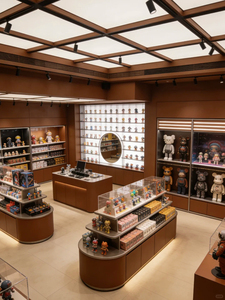 LED Lit Pop Toy Display Cabinet | One-Stop Anime Collectible Shop Design Service with Custom Shelving - Product Image 3