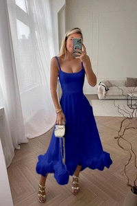 Re Mcgreen Star di alta qualità elegante di tendenza nuovo vestito con cinturino alla moda con orlo grande e abito <span class=keywords><strong>a</strong></span> trapezio 3D <span class=keywords><strong>fiori</strong></span> - Product Image 2
