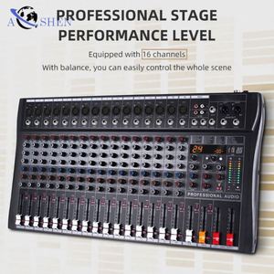 Mezclador de Audio Profesional de 16 Canales, Mezclador USB 24 DSP, Mezclador para Fiestas, Actuaciones en Escenario, KTV, DJ - Product Image 3