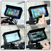 Carplay étanche 1080P 5 pouces WiFi sans fil Android-Auto DVR moniteur Dash Cam GPS Navigation TPMS
