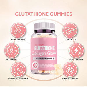 Hyaluronik Asit ve <span class=keywords><strong>C</strong></span> Vitamini İçeren Şekersiz Çiğnenebilir Glutatyon Jelibonları, Özel Etiket Hizmeti İçin - Product Image 6