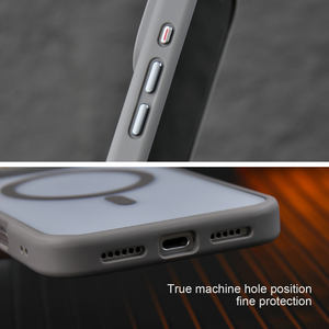 Bestseller: Kristallklare, Stoßfeste und Robuste Transparente Magnethülle mit TPU-Bumper und PC-Rückseite für iPhone 17 Pro Max - Product Image 3
