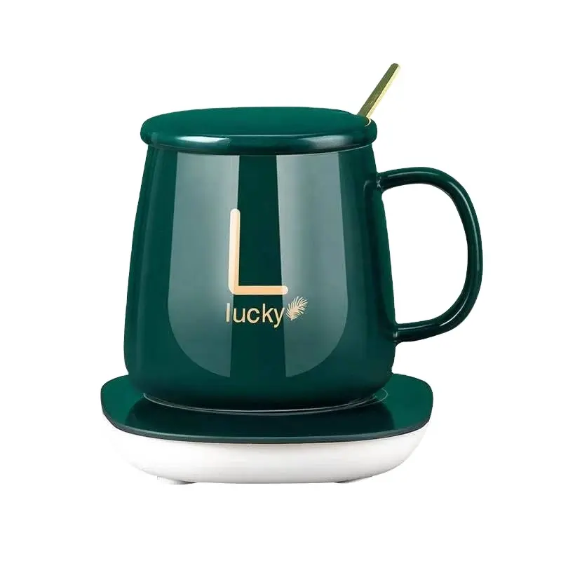 2021 Новое поступление 55 градусов смарт-керамическая кофейная Подарочная коробка грелки кружки электрическая нагревательная чашка коврик для поддержания тепла кофе нагревательная чашка