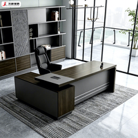JIUSHUN - Table de bureau moderne en gros - Bureau de direction de qualité supérieure en forme de L pour PDG et cadres