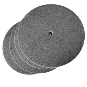 10 inch non woven disc flap united abrasive steering wheels cover polishing stainless steel metal angle grinding