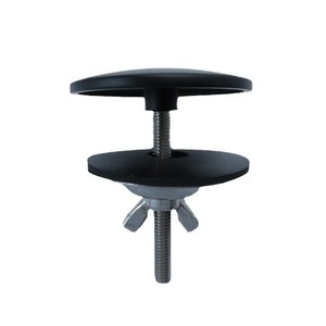 Kitchen Sink Hole Cover Black 50mm Stainless Steel <b>Deck</b> Mounted Easy To Clean Matte Finish - Product Image 1