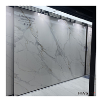 Dalle en porcelaine effet marbre de grand format 1200x2400mm pour sol et mur, antibactérienne, isolation thermique
