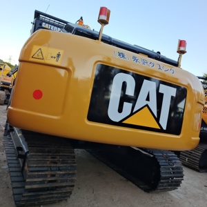 20ton Hydraulic Digger Cat 320d Wheeled Excavators Bucket Wheel Earth Moving Machinery Construction Excavators