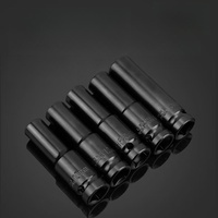 Clé à douille à impact profond OEM 1/2 pouce, douilles hexagonales allongées pour réparation automobile, douille à cliquet double extrémité manuelle, ensemble de douilles à cliquet