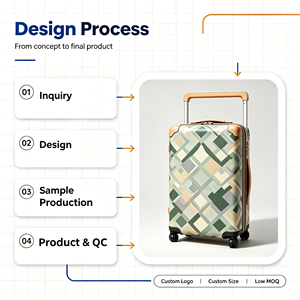 <span class=keywords><strong>Valise</strong></span> de voyage en similicuir personnalisée, durable, imperméable, avec roulettes silencieuses multidirectionnelles, pour <span class=keywords><strong>cabine</strong></span> - Product Image 4