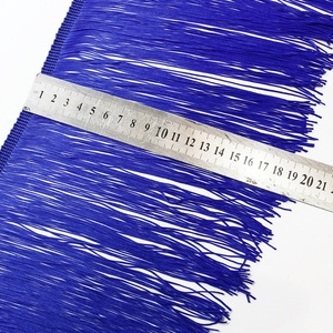 Viền Tua Rua Trang Trí Bằng Tơ Nhân Tạo Bán Sỉ Trực Tiếp Từ Nhà Máy Viền Tua Cho Váy Múa - Product Image 4