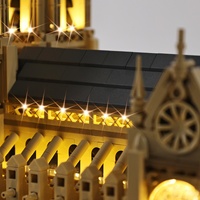 Catedral de Notre-Dame de París, Bloques de Construcción de Plástico ABS, 1757 Piezas, Modelo de Ladrillos, Juguete Educativo, Escala 1:1