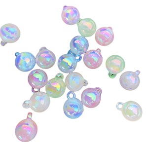 Perles rondes brillantes en résine plastique Yiwu Aurora pour la création de bijoux et accessoires DIY - Product Image 5