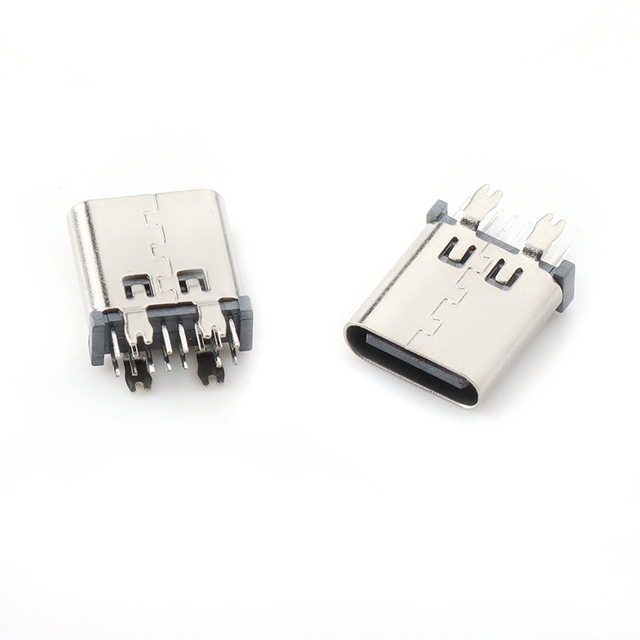 type-c female jack connectors 14pins H10.0mm vertical dip c-type usb type c connector for PCB
