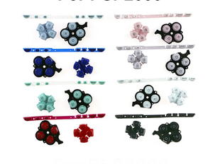 2023 boutons pour psp2000 pour <span class=keywords><strong>PSP</strong></span> 2000 clé bouton boîtier coque en caoutchouc pièces de rechange accessoires de jeu pour psp2000 - Product Image 5