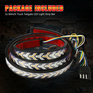 Accessoires pour camions, barre lumineuse pour pick-up, bande lumineuse multifonction arrière de 60/48 pouces avec clignotants et feux de freinage - Product Image 6