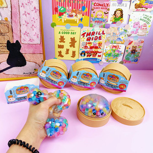 Juguete Blandito Misterioso con Cuentas de Arcoíris en el Interior, Juguete Antiestrés de Silicona para Apretar, Caja Sorpresa para Niños - Product Image 5
