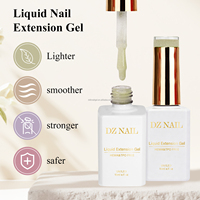Nouveau Gel d'Extension d'Ongles Liquide Sans HEMA ni TPO, Fournitures Sûres pour Salons de Manucure, Vente en Gros de Vernis Gel UV, Marque Privée