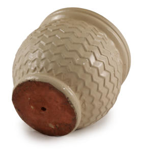 Pot de fleurs en céramique au profil fin, design étroit, respirant, sur pied, pour balcon - Product Image 4