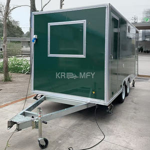 Carros de Comida, Carro de Helados, Quiosco, Camión Móvil de Té de Burbujas, Contenedor de Envío, Remolque Cuadrado de Comida - Product Image 4