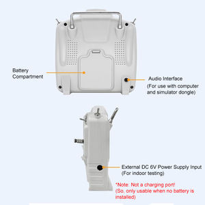 ไมโครโซน<span class=keywords><strong>2</strong></span>.4กิกะเฮิรตซ์6ช่องสัญญาณเสาอากาศเครื่องส่งสัญญาณวิทยุพร้อมตัวรับอาร์ซีโดรนคอร์ดคอบเตอร์อุปกรณ์เสริมสำหรับรถยนต์และเรือโมเดล MC6C ขนาดเล็ก - Product Image 3