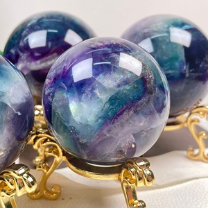 Hot Sell Crystal Healing Ball Natürliche Fluorit Magic Polished Sphere für <span class=keywords><strong>Meditation</strong></span> - Product Image 3
