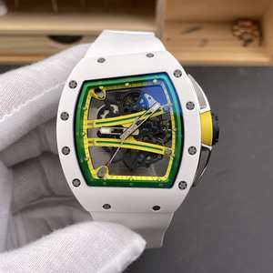 Orologio Meccanico Ultra-leggero in Fibra <span class=keywords><strong>di</strong></span> Carbonio con Quadrante Verde Motivo Lucertola, Movimento Tourbillon a Carica Manuale, Riserva <span class=keywords><strong>di</strong></span> Carica <span class=keywords><strong>di</strong></span> 48 Ore - Product Image 5
