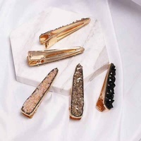CANYUAN INS Bijoux de cheveux pour femme, pinces latérales en cristal style Hot Girl, épingles à cheveux et pinces à cheveux en strass, couleurs assorties