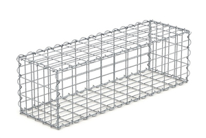Vente en gros de jardinières en <span class=keywords><strong>gabion</strong></span> de haute qualité en <span class=keywords><strong>acier</strong></span> <span class=keywords><strong>galvanisé</strong></span> 180x90x100 cm, couleur argent, pour jardin et fleurs - Product Image 4