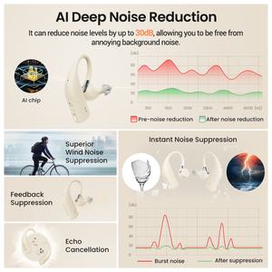 Flysound Appareil auditif médical personnalisé OEM à conduction aérienne, léger, avec gain de 55 dB, récepteur intra-auriculaire et étui de séchage et de charge - Product Image 4