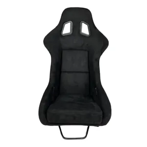 Custom Logo Color Universal Suede Fiber Glass Dual Sliders Sports Car Seats Racing Bucket Seats