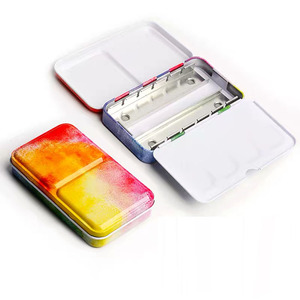<span class=keywords><strong>Caja</strong></span> de Metal Pequeña de 12 Colores Vacía para <span class=keywords><strong>Acuarelas</strong></span>, en Estuche Metálico - Product Image 2