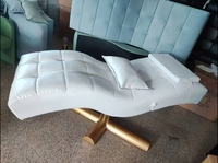Table de Massage Pliante et Réglable Personnalisée pour Esthéticienne, Soins du Visage, Spa et Salon, Lit Courbé Rose pour Cils